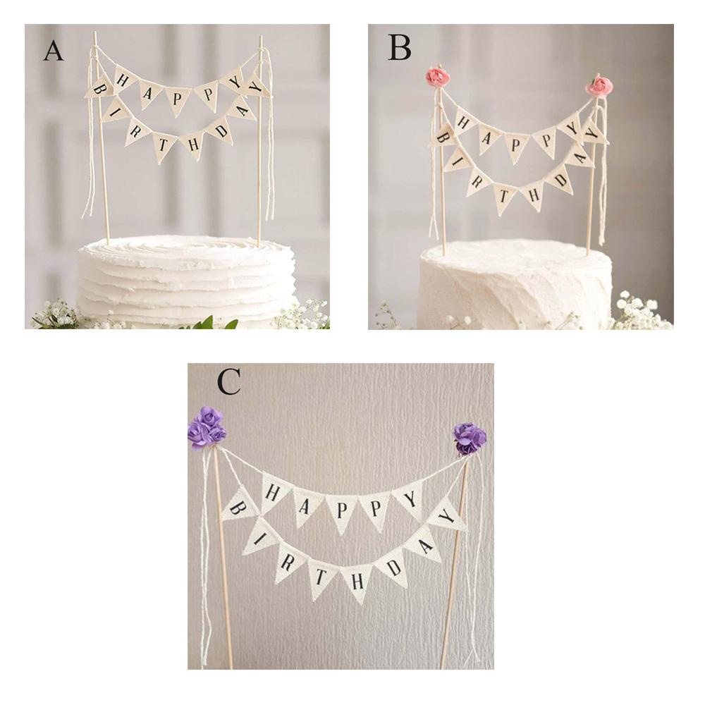 AUGUSTINA Topper Cắm Trang Trí Bánh Kem Hình Cờ Mỹ