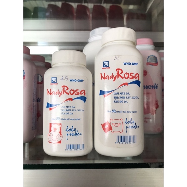 ✅Phấn em bé NadyRosa 80gr / Phấn rôm nady Rosa