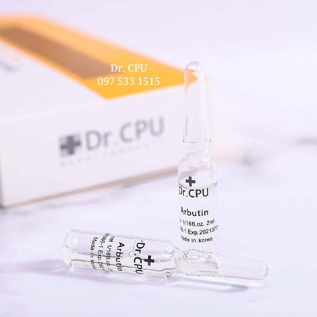 Tinh chất điện di dưỡng trắng Dr CPU Special Ampoule Bright Arbutin 20ea