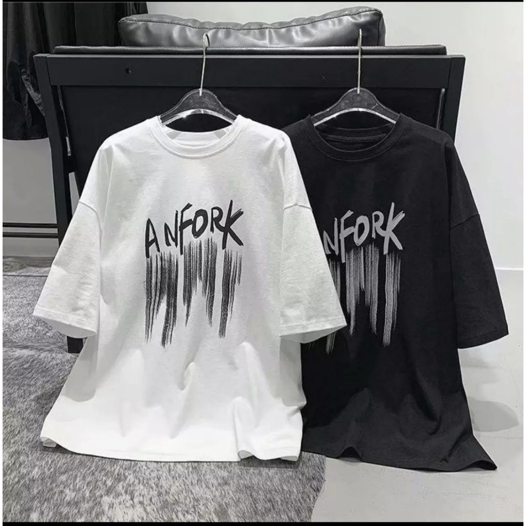Áo thun tay lỡ form rộng ANFORK Unisex, Áo đôi nam nữ chất cotton dày dặn - TNStore | BigBuy360 - bigbuy360.vn