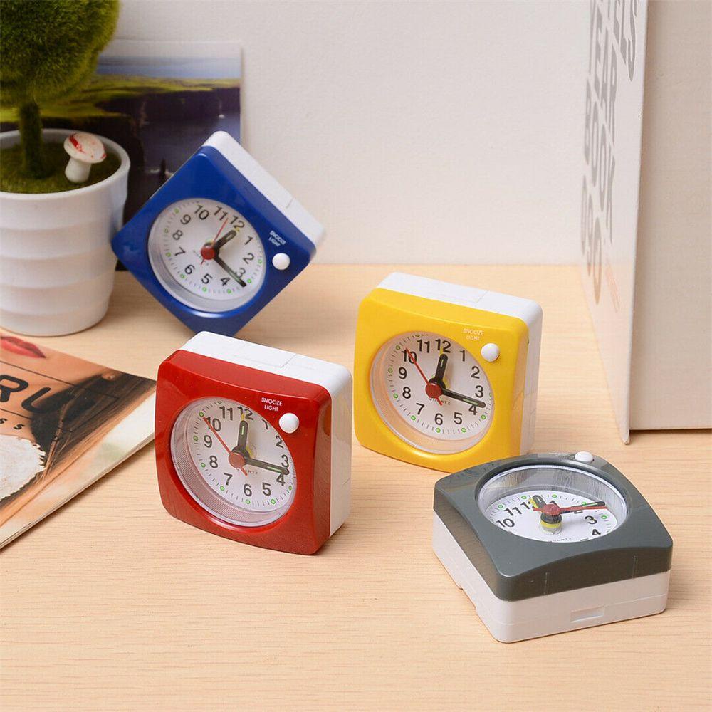 Đồng Hồ Báo Thức Có Đèn Ngủ Dùng Pin Cao Cấp|Đồng Hồ Số Đơn Giản / Nhiều Màu