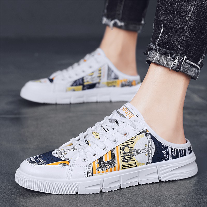 Giày bít mũi cá tính cho nam