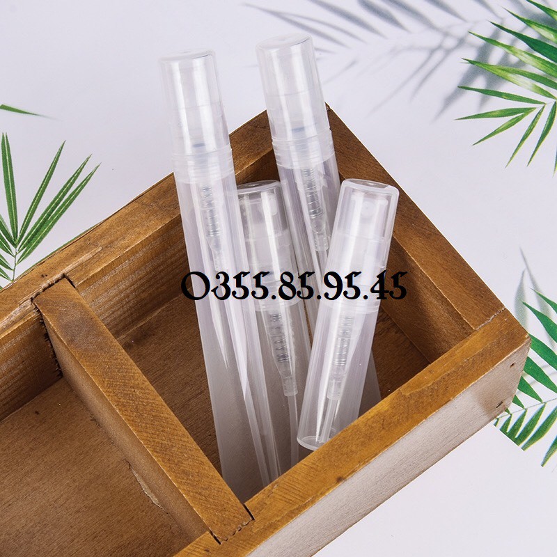 Chai chiết nước hoa 2ml, 3ml , 5ml , 10ml - Vỏ lọ rỗng xịt phun sương, ống đựng dầu thơm