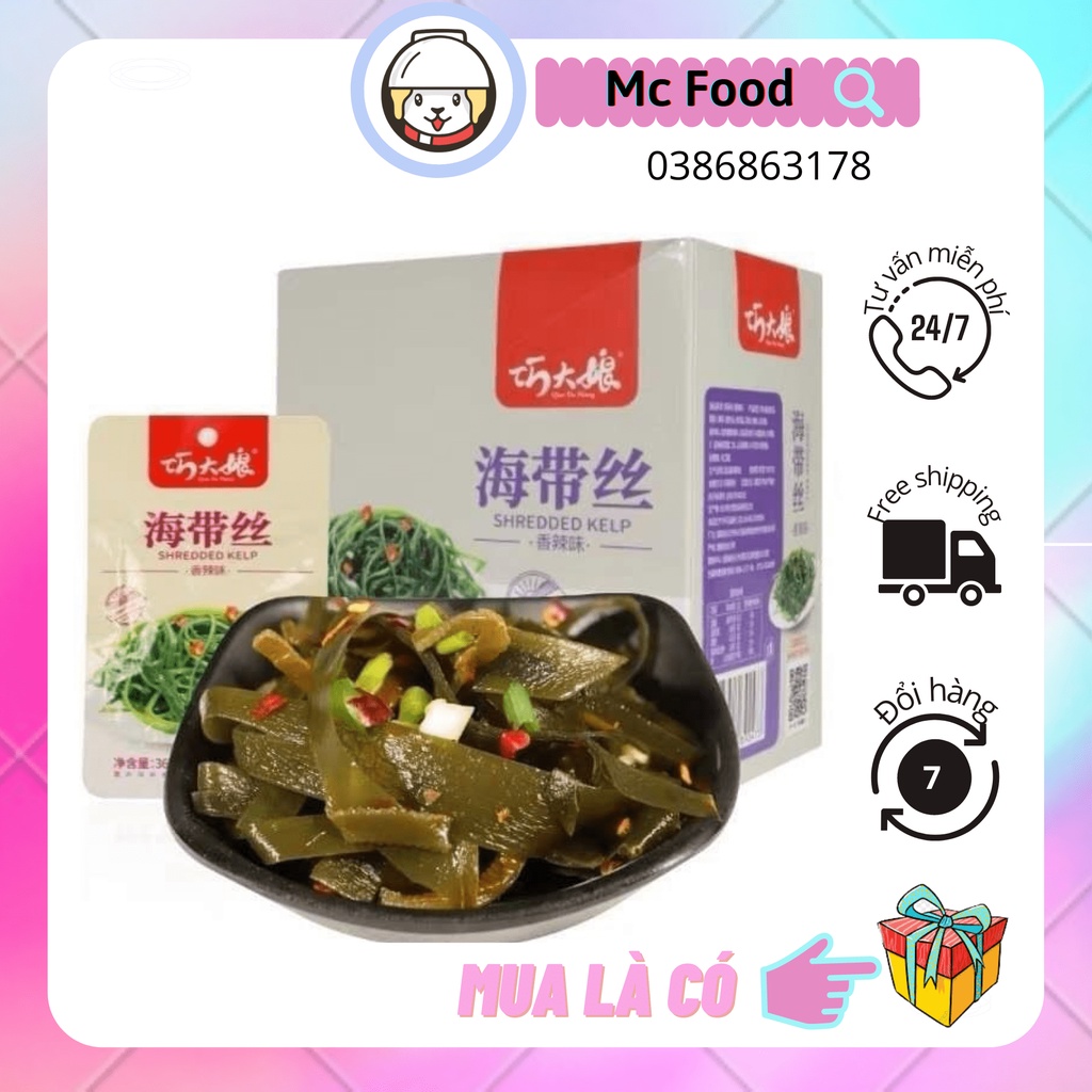Rong biển tẩm vị ăn liềnMc Food  đồ ăn vặt trung quốc