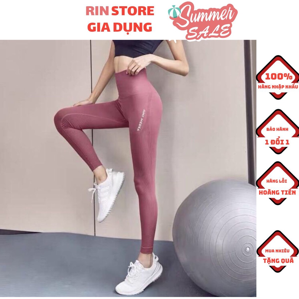 Quần Tập Dài Gym Nữ Cạp Lưng Cao❤️FREESHIP❤️MÃ CK100Quần Legging Cap Co Giãn 4 Chiều Thoáng Mát Dùng Quần Tập Yoga Gym