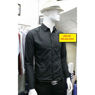 Sơ mi nến lụa tay dài 150k