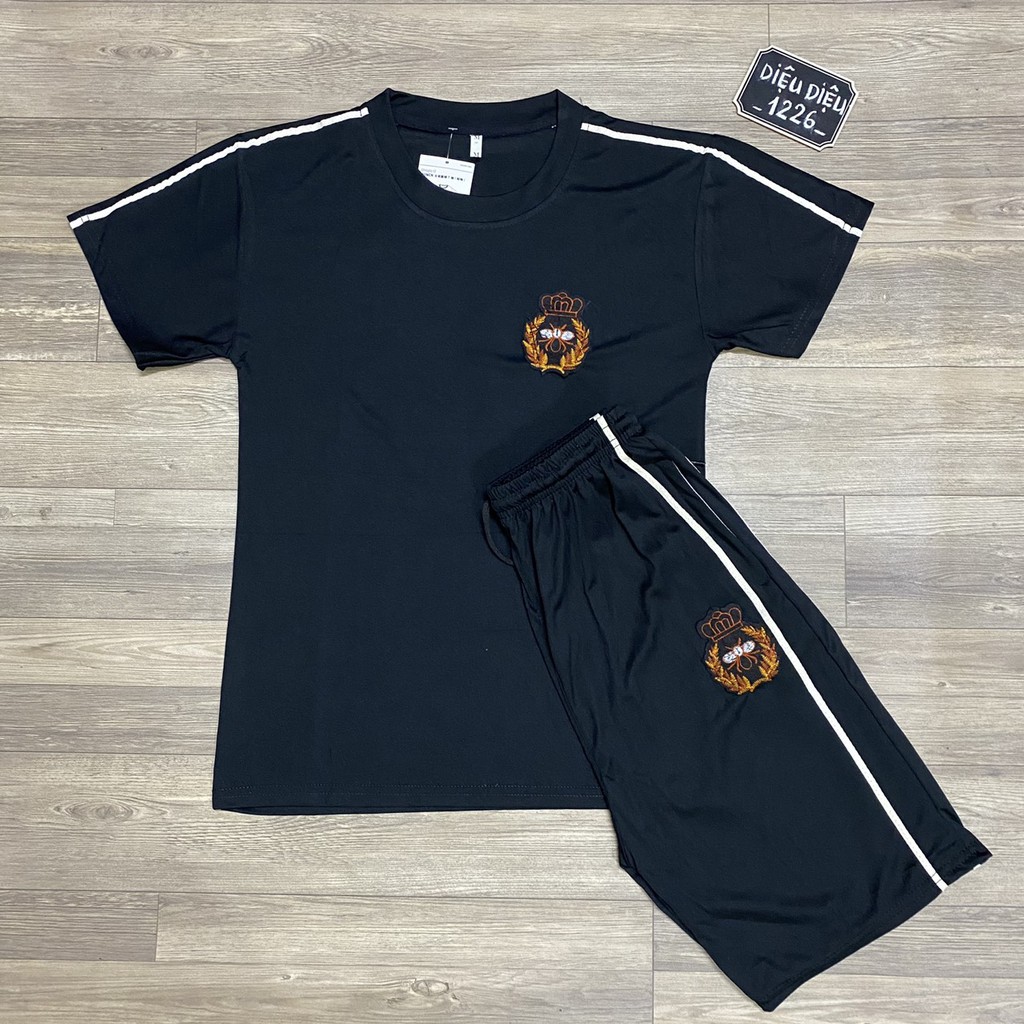 BỘ ĐỒ NAM BỘ HÈ NAM THỂ THAO HỌA TIẾT ONG VÀNG kèm ảnh thật | BigBuy360 - bigbuy360.vn