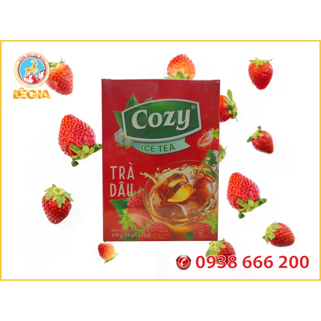 Trà Cozy Ice Dâu Pha Lạnh 270G