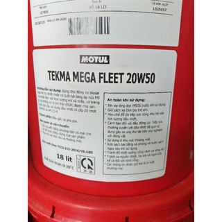Dầu nhớttekma megafleet15w40/20w50 18l dầu nhớt dành cho động cơ ..