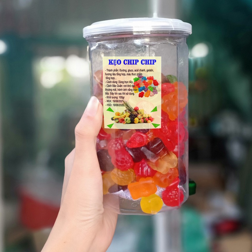 Kẹo Dẻo Chip Chip Vị Trái Cây 500gr (NCFOOD)