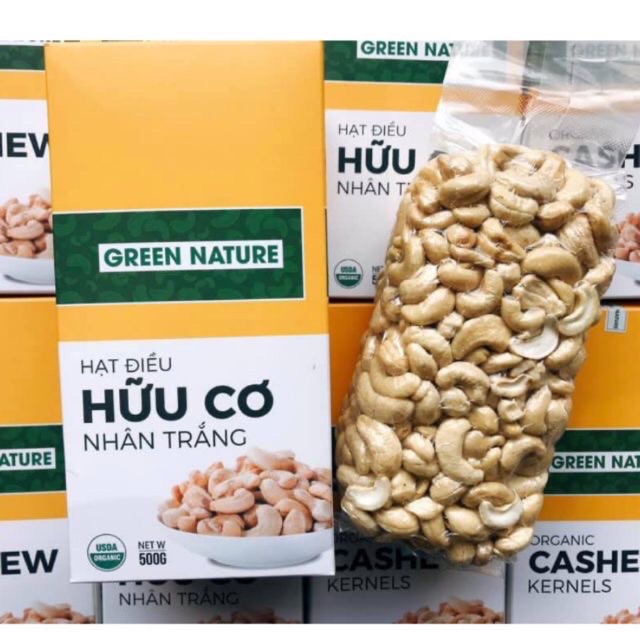 Hạt điều hữu cơ Bình Phước 500g
