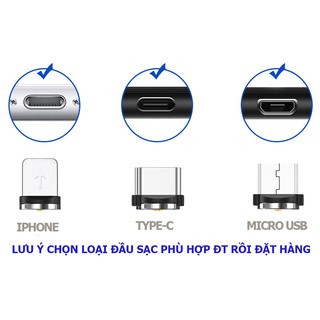 Đầu Cáp Nam Châm Rời Cổng IP(),Micro USB,Type C