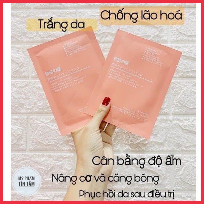 Mặt Nạ Nhau Thai Tế Bào Gốc Rwine Beauty Steam Cell Placenta Mask Nhật Bản