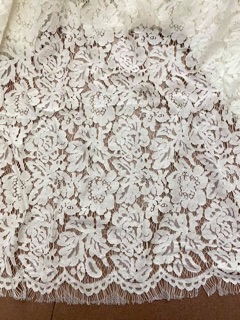 Vải ren sợi chỉ cotton đẹp (đủ màu-bán khoang)