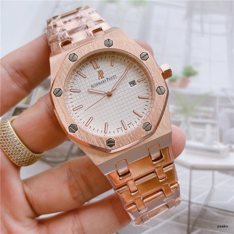 Ap watch / Đồng Hồ Đeo Tay quartz AUDEMARS Bằng Thép Không Gỉ Thời Trang Cho Nam