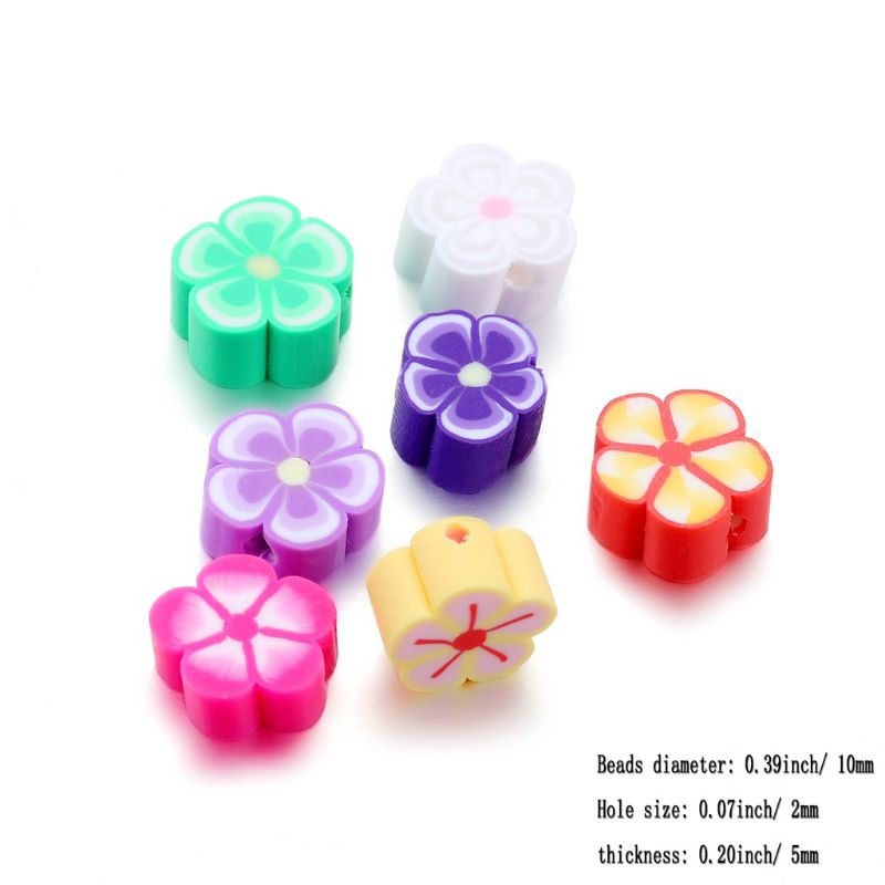 Mặt cười, mặt bông hoa, mặt chum đất sét Nhật làm vòng, làm handmade trang trí