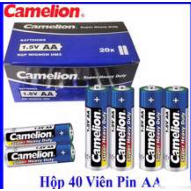 Pin AA Camelion hộp 40 viên