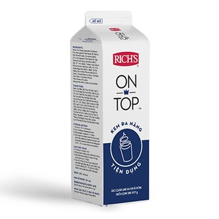 Kem Topping Rich's On Top 907gr - kem đa năng tiện dụng