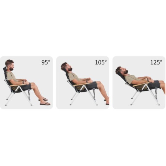 Ghế dã ngoại ngã lưng 3 nấc Naturehike NH17T003Y