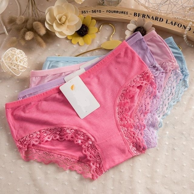 QUẦN LÓT COTTON PHỐI REN ĐẸP | BigBuy360 - bigbuy360.vn