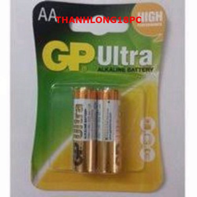 1 vỉ 2 Viên Pin GP Ultra Alkaline AA 15AU-012