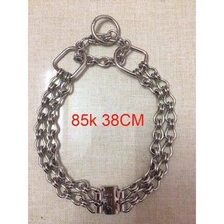 VÒNG CỔ INOX HAI LÁ CHO CHÓ - VÒNG CỔ INOX CHO CHÓ