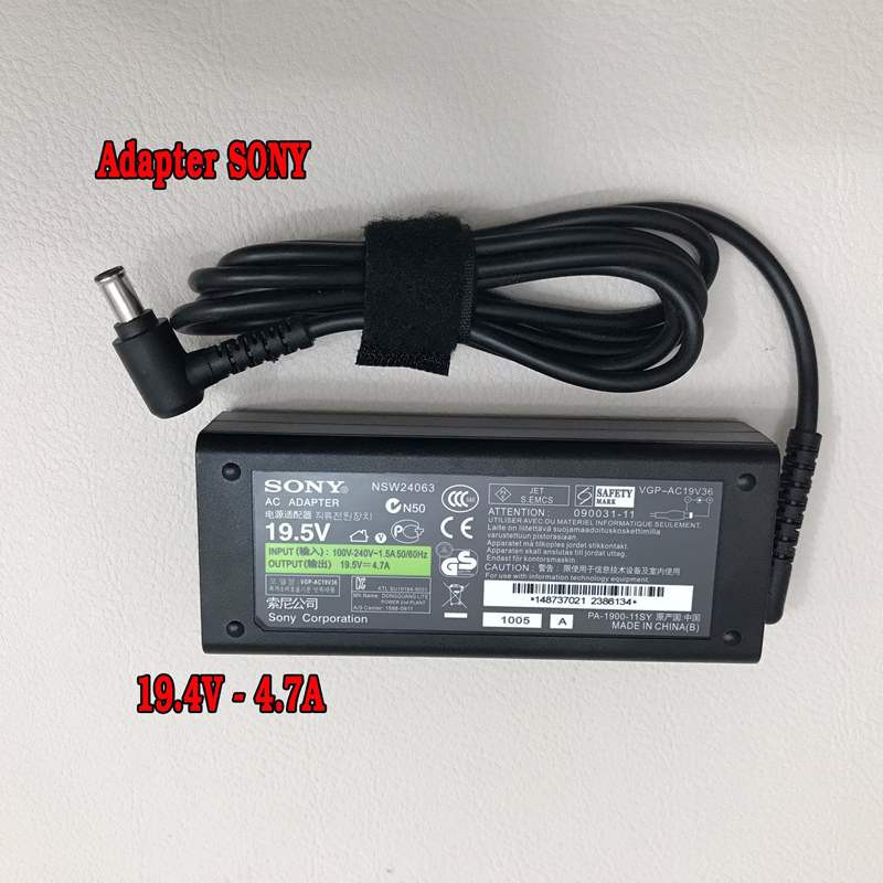 Sạc Laptop SONY VAIO EA EB EC - ADAPTER SONY 19,5V-4,7A