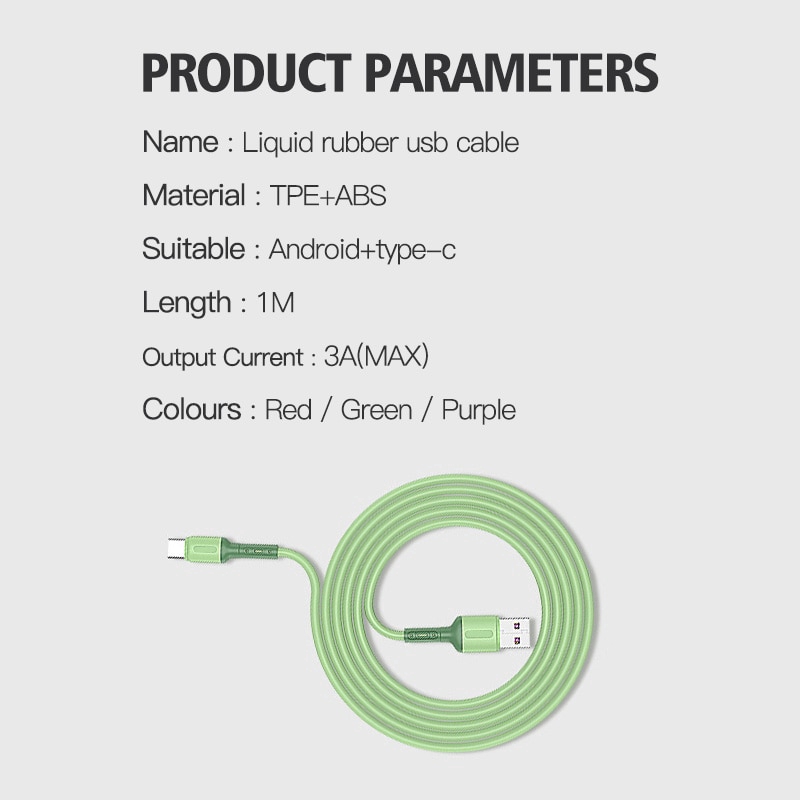 Dây cáp sạc nhanh 3A loại C/Micro USB/cho IP11 Pro Max