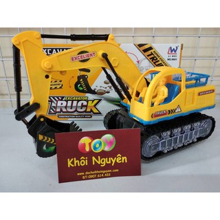 ĐỒ CHƠI XE MÁY XÚC CHẠY PIN