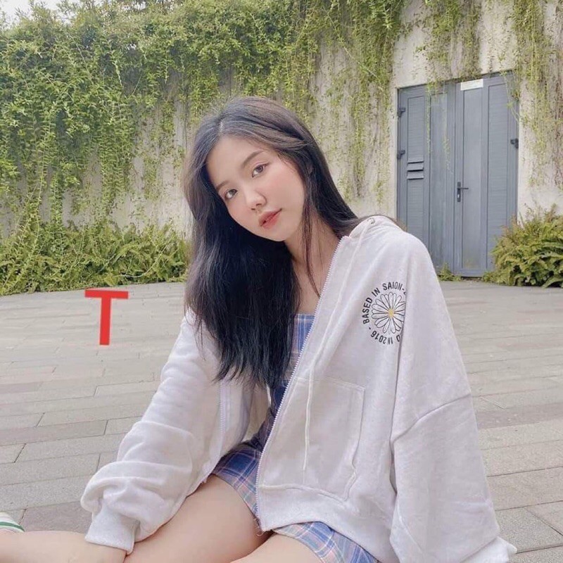 Áo nỉ bông hoa cúc HANA148 | BigBuy360 - bigbuy360.vn