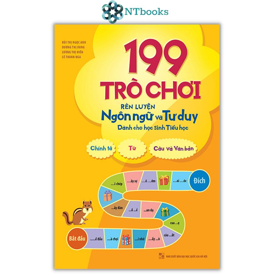 Sách 199 Trò Chơi Rèn Luyện Ngôn Ngữ Và Tư Duy Dành Cho Học Sinh Tiểu Học
