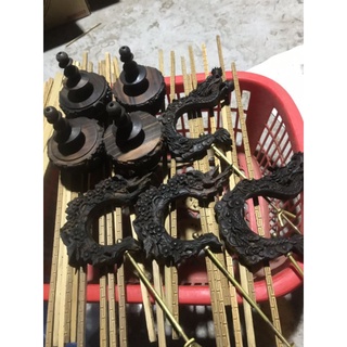 Combo móc nậm mun đục CNC lồng vuông