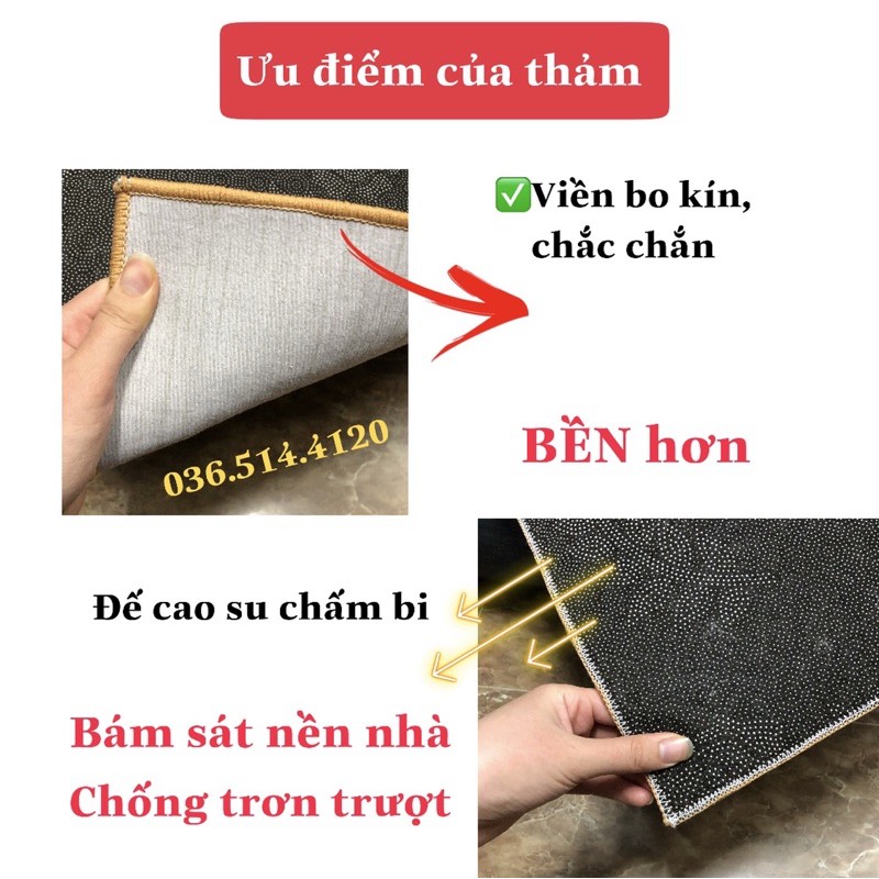 Thảm trải sàn phòng khách bali 5D hàng nhập khẩu in sắc nét nhiều mẫu giá tại kho Trung (30 mẫu)