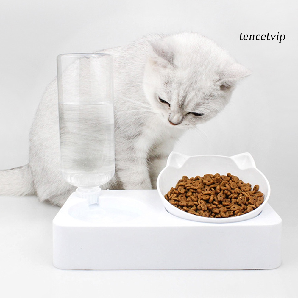Bát đựng thức ăn/ nước uống tự động chống trượt tiện lợi dành cho thú cưng