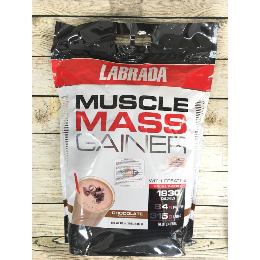 Sữa tăng cân cho người gầy Labrada Muscle Mass 12 Lbs  (5.4kg)