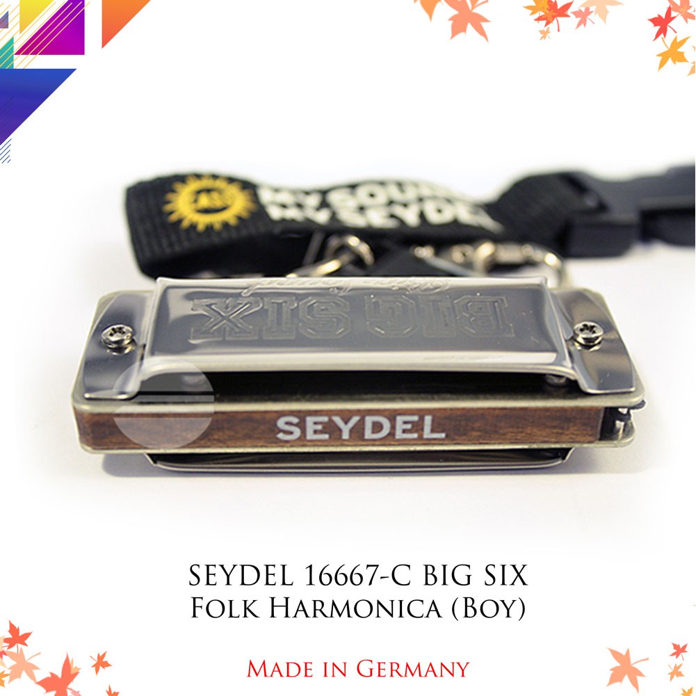 Harmonica Seydel Big Six Folk 16667C ( Tone C ) Nhâp khẩu Đức - Phân phối Sol.G