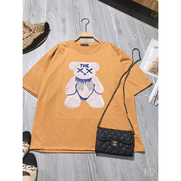 Áo thun tay lỡ gấu THE mắt XX TC12