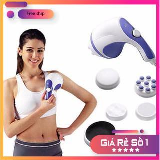 [FreeShip – Hàng Cao Cấp] Máy Massage Cầm Tay Relax & Spin Tone 5 Đầu