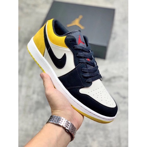 Ảnh Thật | Giày Thể Thao Air Jordan 1 Black Toe thấp cổ (low) | BigBuy360 - bigbuy360.vn