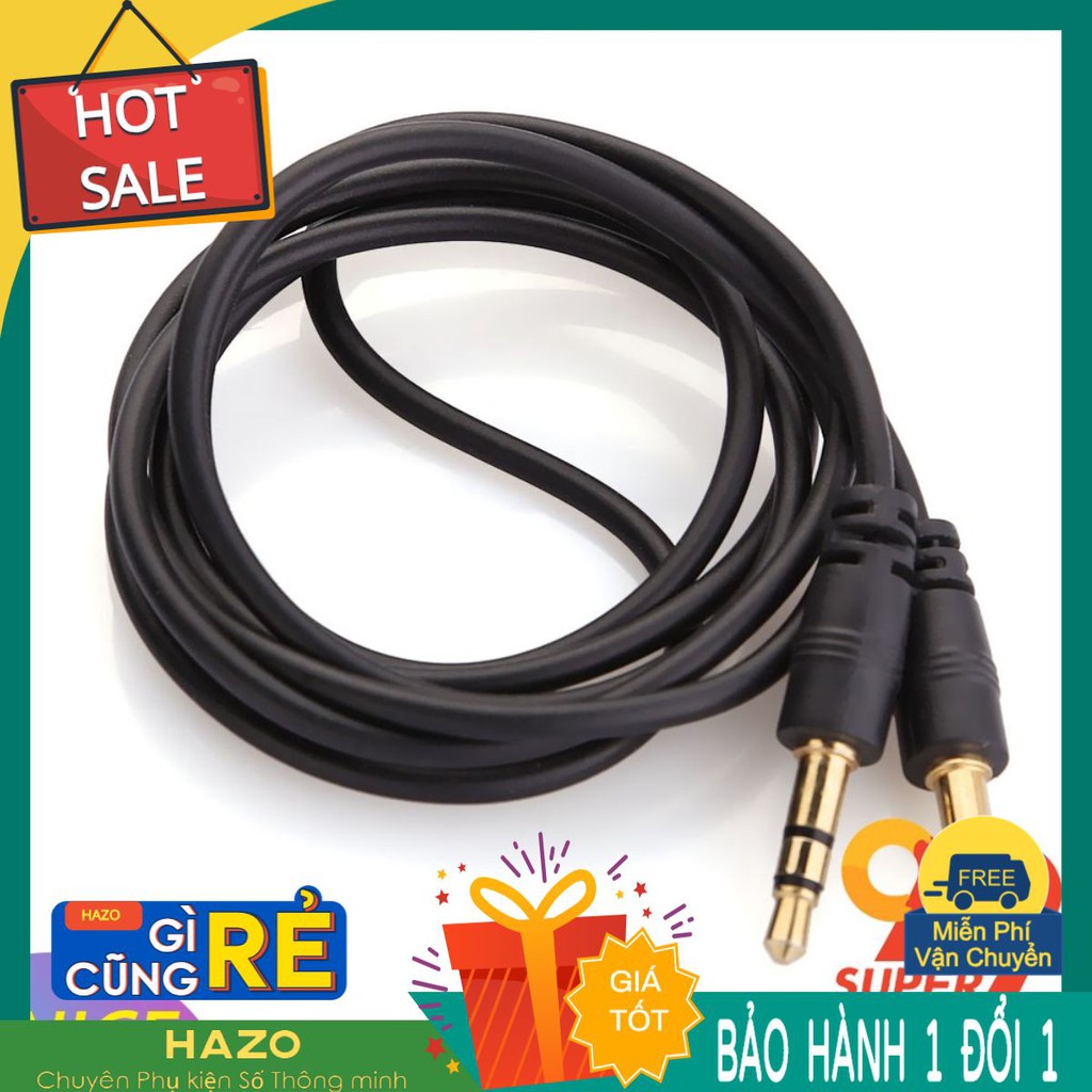Cáp chuyển đổi 3.5mm to 3.5mm tiện dụng, kết nối từ PC ra loa Bluetooth