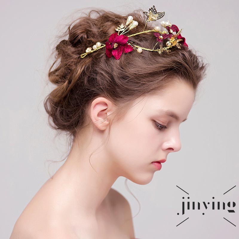 GETNOIVAS Cài tóc đính đá thời trang thanh lịch dành cho nữ