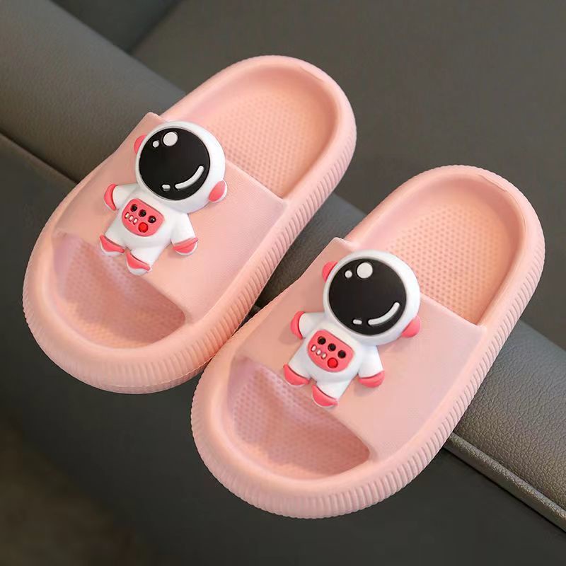 Dép Đi Trong Nhà Tắm Đế Dày Họa Tiết Hoạt Hình Phong Cách Mùa Hè Mới Cho Bé