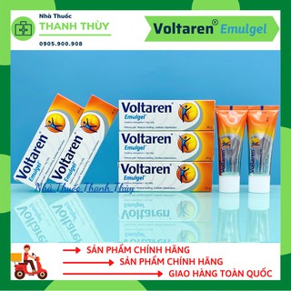 🅳🅰🆃🅴 𝟮𝟬𝟮𝟯 VOLTAREN Emulgel [Tuýp 20g] Giảm Đau Và Sưng Trong Các Trường Hợp Tổn Thương Gân, Dây Chằng, Cơ Và Khớp