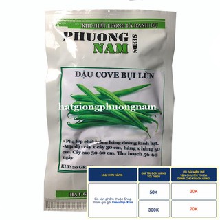10GR - HẠT GIỐNG ĐẬU COVE XANH BỤI LÙN