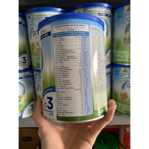 Sữa Similac Go &amp; Grow của Canada - 850g