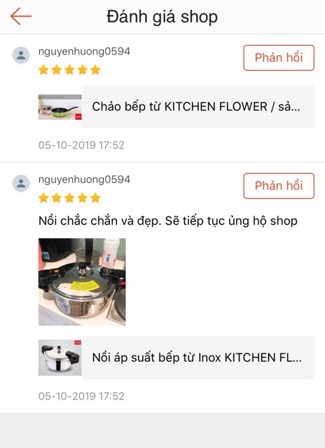 Nồi áp suất bếp từ 5.0 lít Inox KITCHEN FLOWER CIT-500/sản xuất Hàn Quốc/ Hàng nhập khẩu / Chính hãng