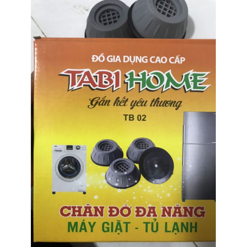 Bộ 04 chân kê máy giặt chống rung, chống ồn, chống xe dịch giúp tăng tuổi thọ máy giặt hiệu quả - htcbikini