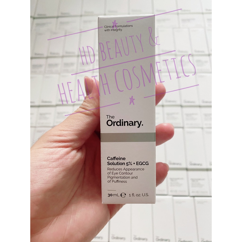 The Ordinary Caffeine Solution 5% + EGCG Serum Dưỡng Mắt 30ml [CANADA - Bill Sephora]