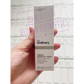 The ordinary caffeine solution 5% + egcg serum dưỡng mắt 30ml