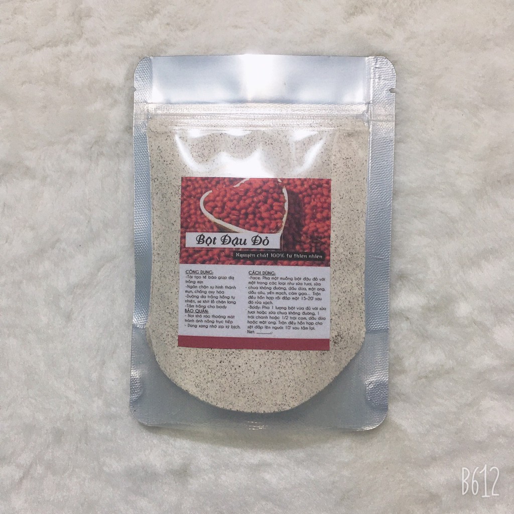 Bột đậu đỏ handmade đắp mặt tắm trắng